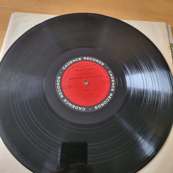 BOB BOOKER EARLE DOUD The First Family LP Vinyl 1962 Cadence Record CLP 3060 LP9 - Picture 7 of 9